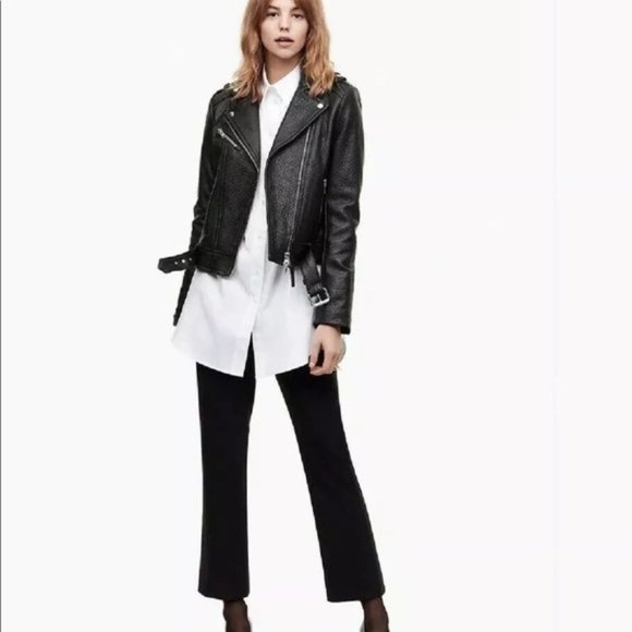 MACKAGE X ARITZIA RUMER exclusive LEATHER Motorcycle JACKET XS - Picture 2 of 12